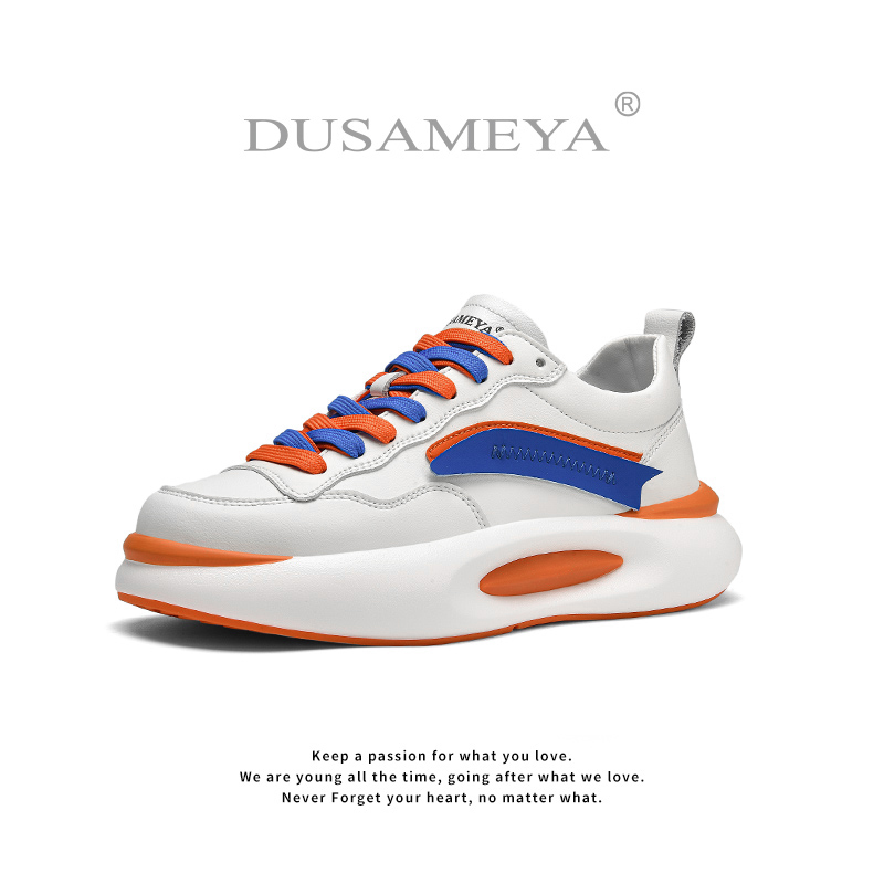 DUSAMEYA/杜莎米娅新款时尚百搭情侣休闲轻奢潮鞋男女运动鞋D6610