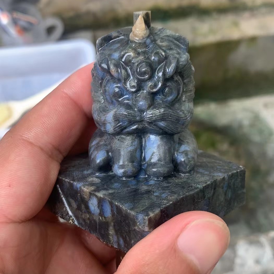 醒狮家族新中式国风国潮醒狮创意饰品男女款手把件挂件手工饰品