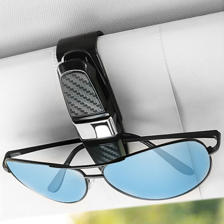 车载眼镜夹创意多功能眼镜架车用眼镜票据夹子汽车眼睛夹