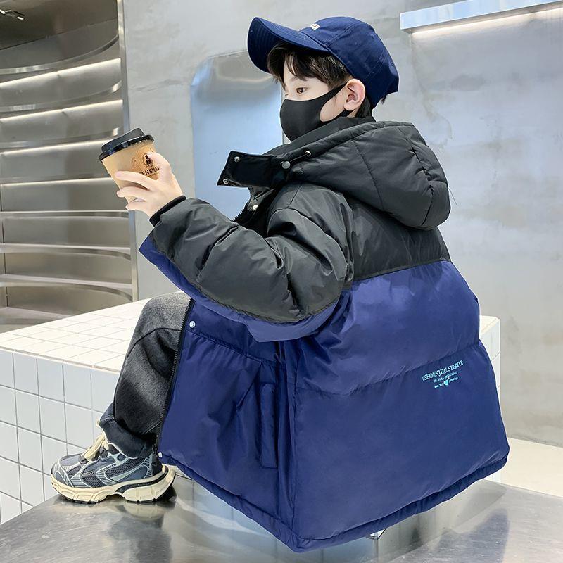 波司登儿童装男童冬装中长款羽绒服2023新款中大童冬季加厚外套洋