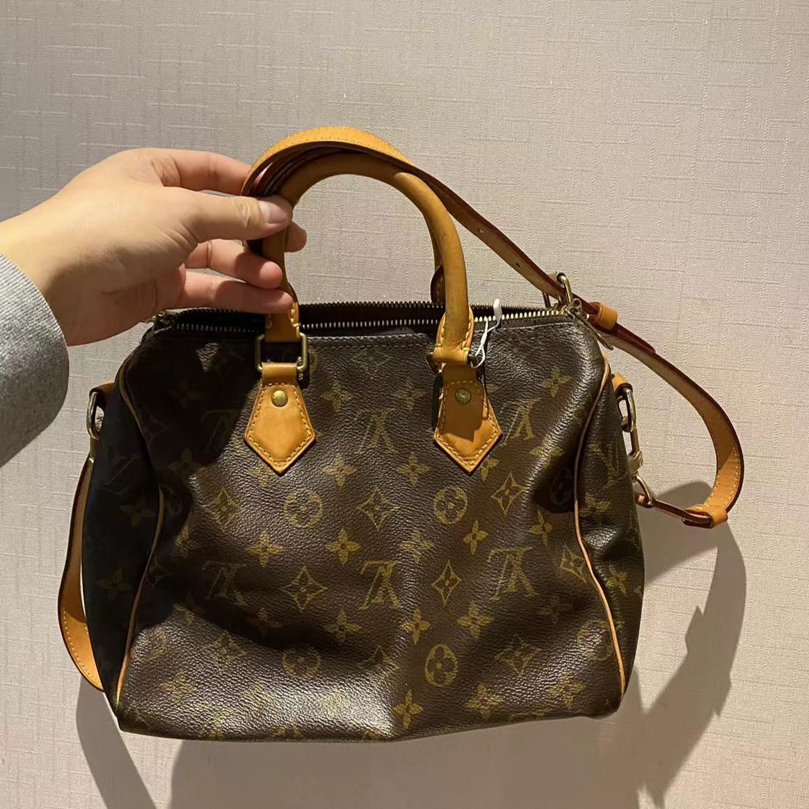 95新 LouisVuitton/路易威登 sp25 圆筒包 单肩包/643 3439