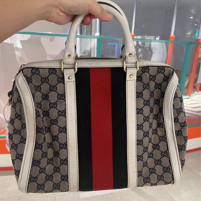 95新 GUCCI/古驰 波士顿包655 3338