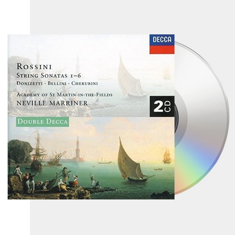 【原装进口】《罗西尼：弦乐奏鸣曲》2CD 马里纳 企鹅四星古典碟