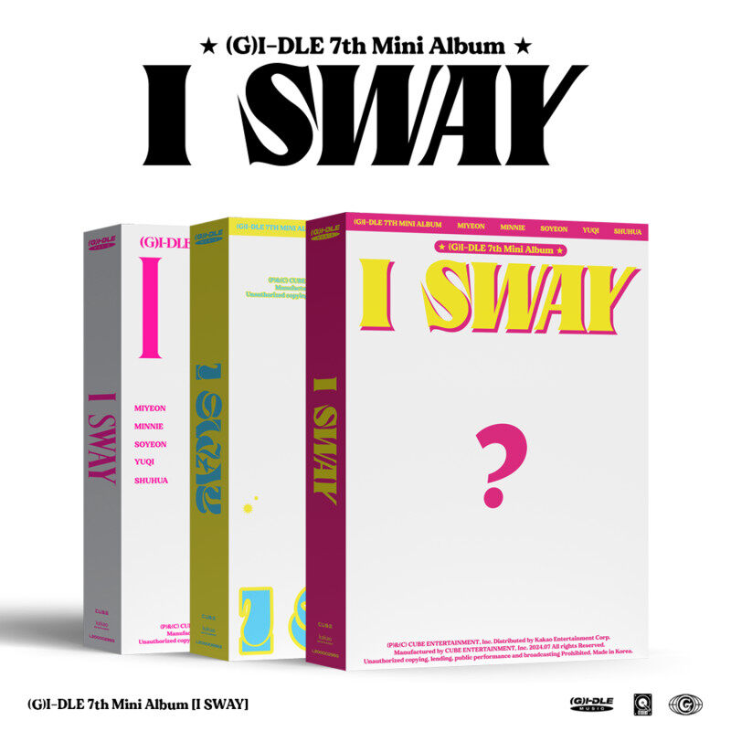 【原装进口】女娃(G)I-DLE -I SWAY (7TH MINI ALBUM) 迷你七辑专辑