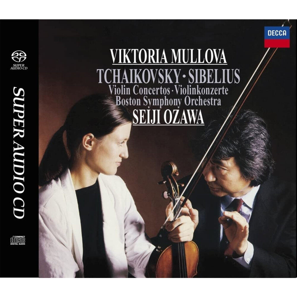 原装进口 小泽征尔《柴可夫斯基&西贝柳斯：小提琴协奏曲》SACD