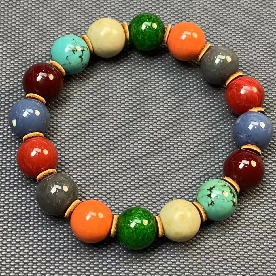 非金属珐琅手链 凝然 2  多宝 手链 12M  DIY