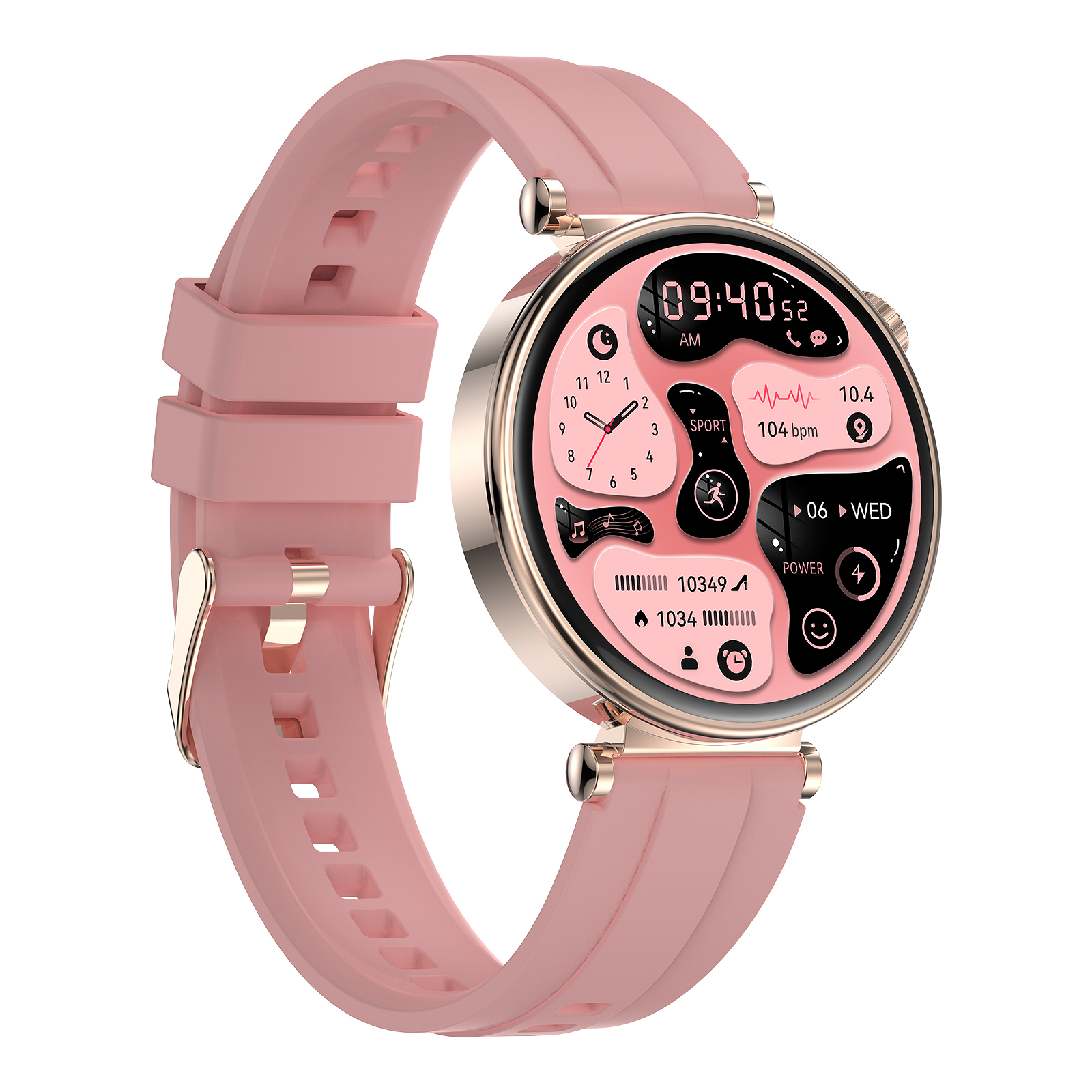 2025新款智能手表蓝牙通话女士腕表离线支付健康监测血压血糖运动