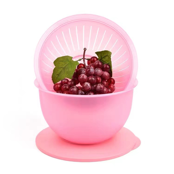 【562】特百惠4.3L奇妙果菜篮发面盆带滤筛可发豆芽发面 （偶有微瑕）