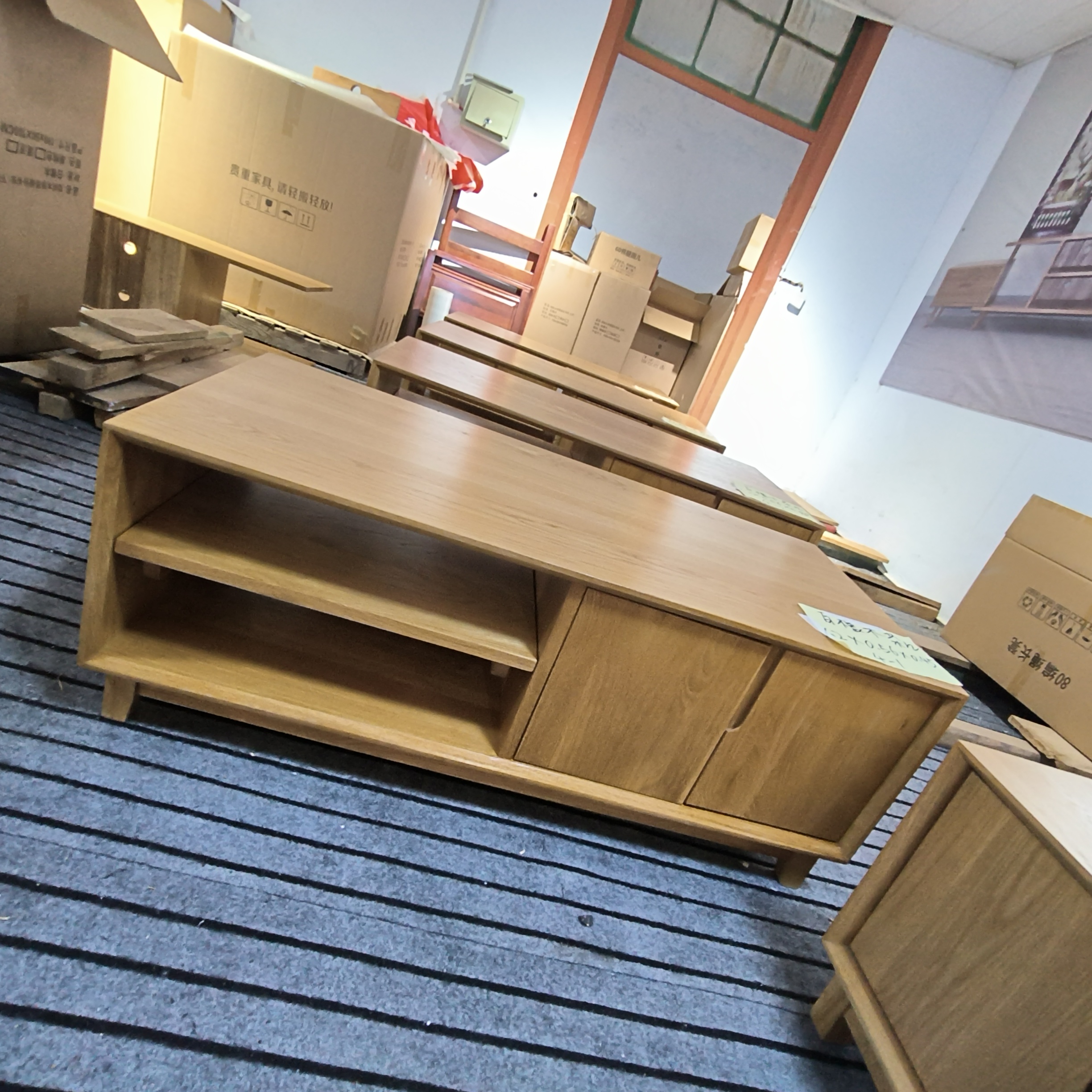 现代北欧实木茶几