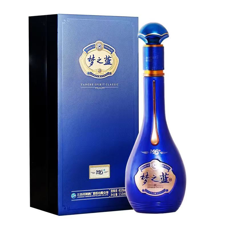 洋河梦之蓝M6+   40.8度绵柔香型【酒水节】40.8度550ml