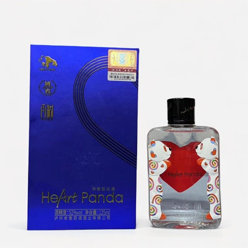 国窖1573国窖百调·HeartPanda熊猫酒（版本随机）小酒浓香52度125ml