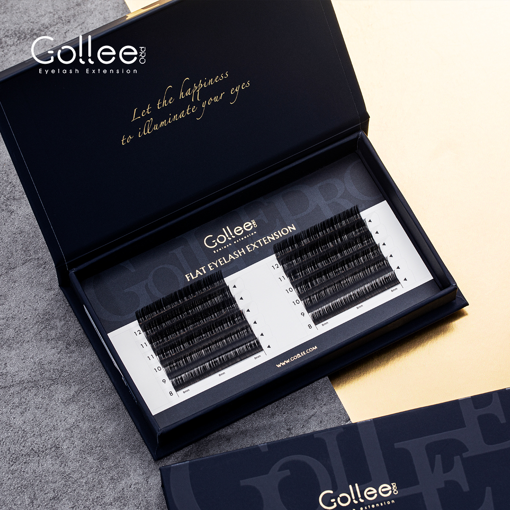 【Gollee】古梨柔软单根扁毛扁U型轻便自然单根睫毛