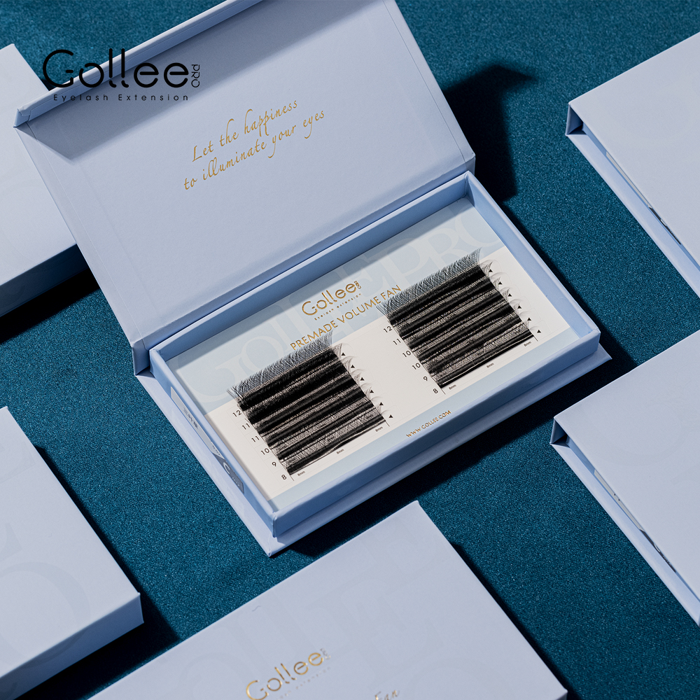 【Gollee】三叶草不散根0.07粗度柔软假睫毛经典新手纤长