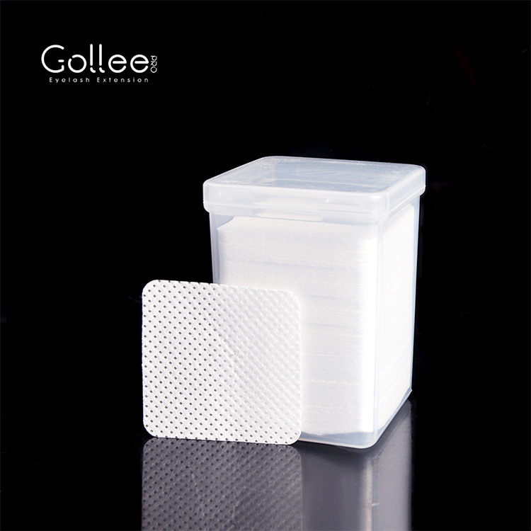 Gollee古梨美睫胶水清洁棉片不掉毛胶水瓶口擦布嫁接睫毛专用工具