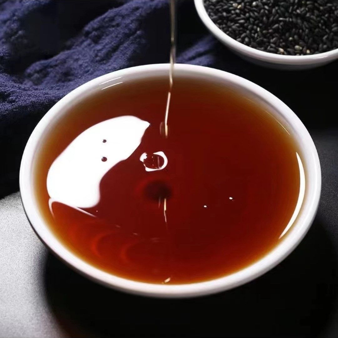 黑芝麻香油芝麻油无添加小磨香油瓶装批发凉拌调味油厨房食用油io