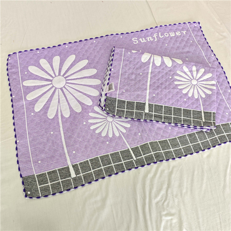 【特价】纱布枕巾纯棉枕头布78cm52全棉枕头巾单人学生宿舍家用