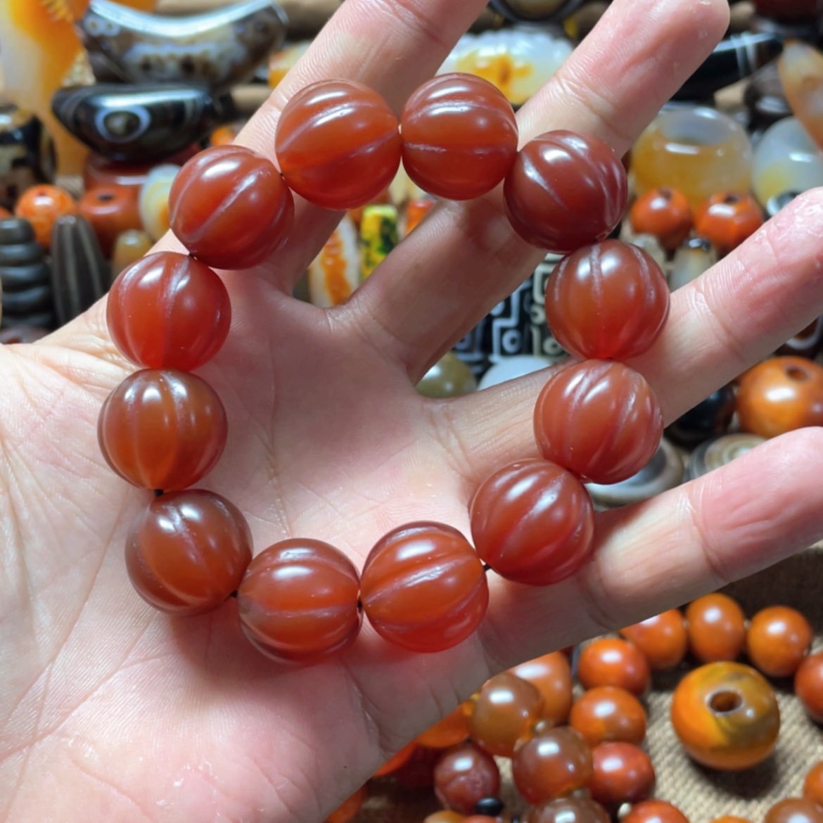 【闪购商品】玛瑙/玉髓手链未镶嵌用****5