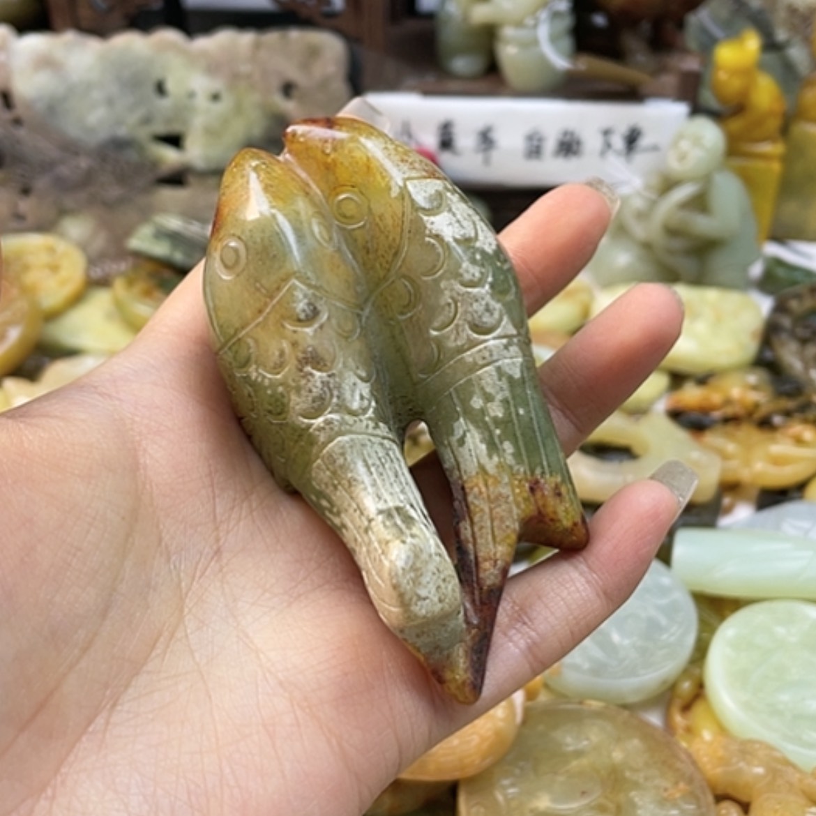 【闪购商品】白玉菩提吊坠10