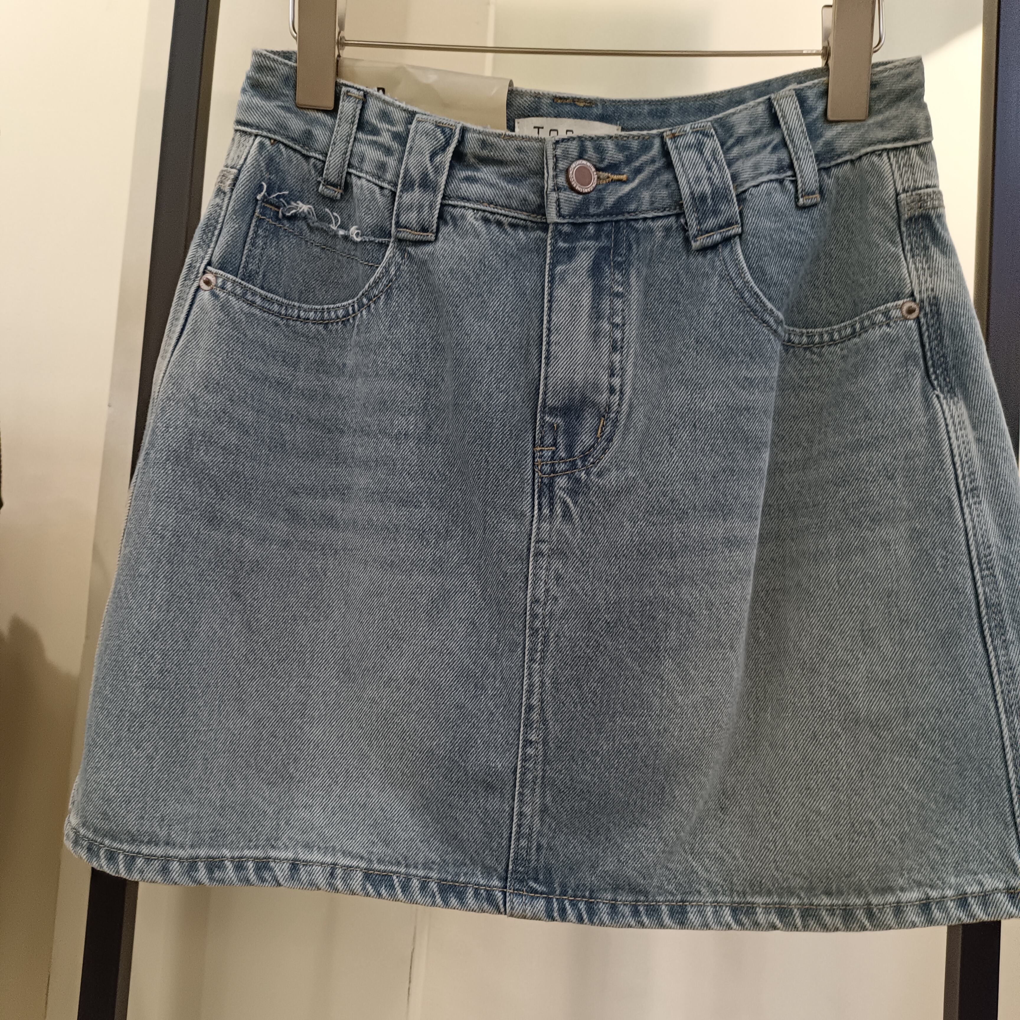 夏季牛仔裤A字短裙