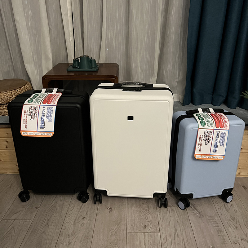 新款简约时尚加厚行李箱旅行箱外贸万向轮男女拉杆箱密码箱旅行箱