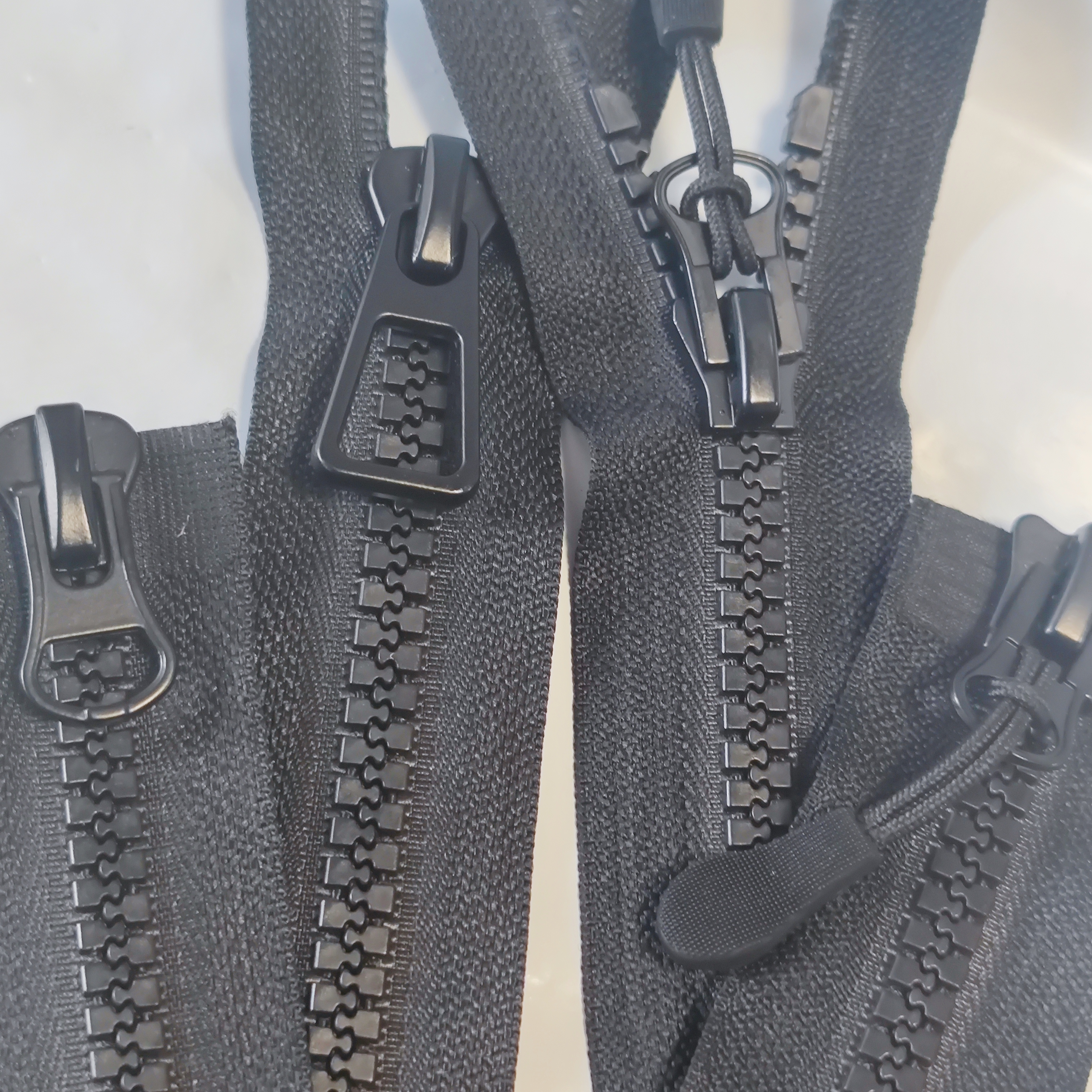 8号树脂双头羽绒服拉链，一把5条，黑色8号85厘米到一米长，顺滑好用