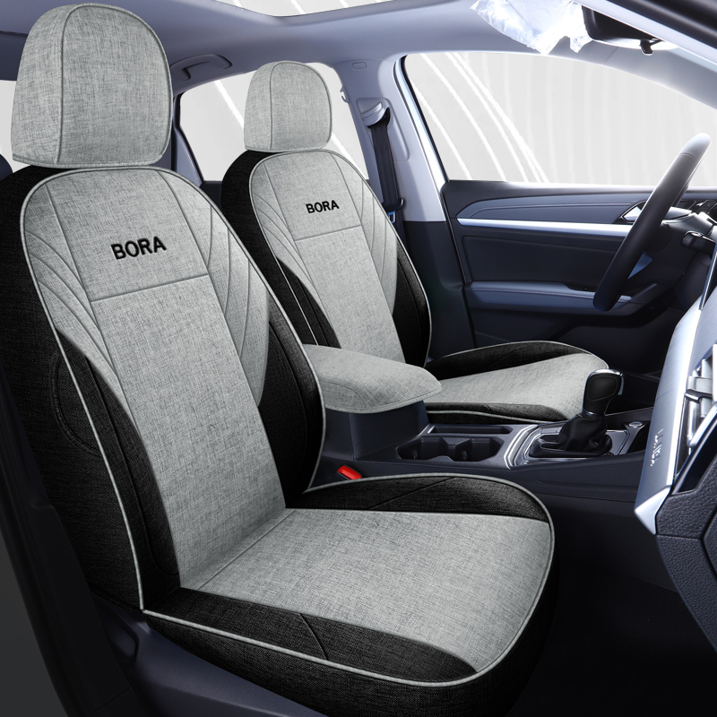 大众宝来专车专用棉麻汽车坐垫（全包）屹鑫
