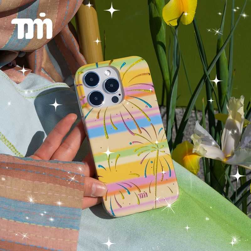 Tom原创适用苹果14pro手机壳iphone13promax简约创意14promax梦幻