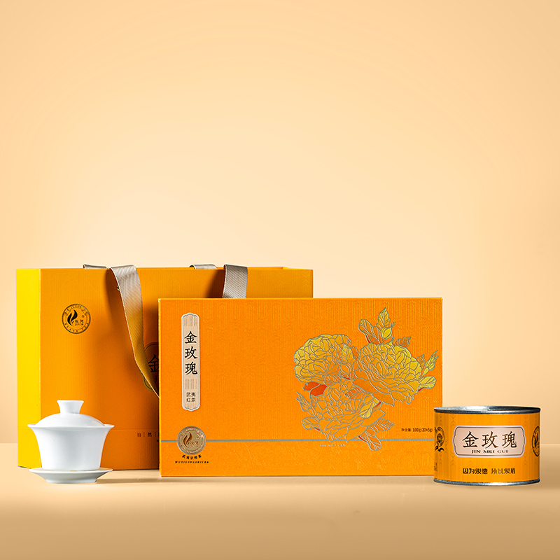 骏德【金玫瑰】50g~100g礼盒装武夷山桐木关金丝正山小种花蜜香红茶