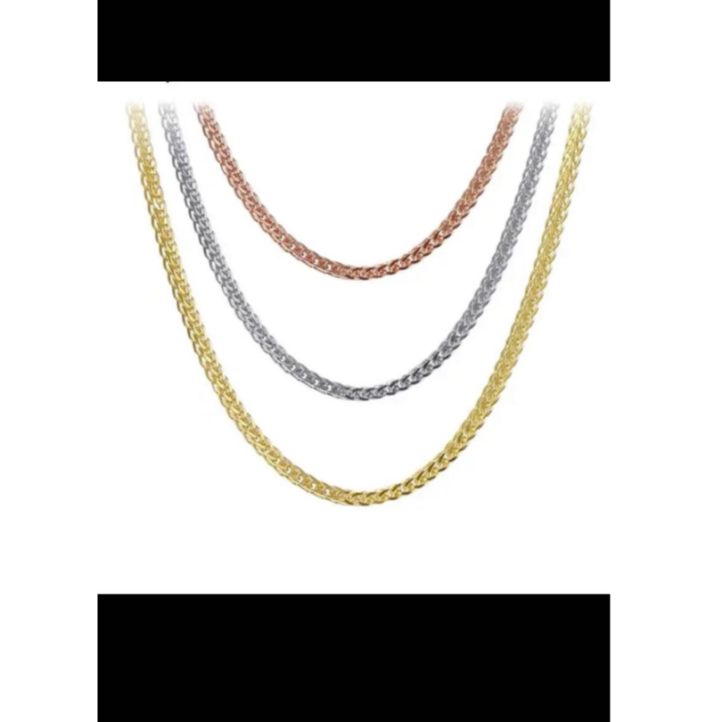 S925 银肖邦链 三色可选  不过敏不掉色