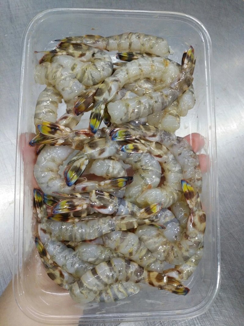 【鲜出海竹节虾虾仁】宁波石浦海鲜东海大竹节虾斑节虾虾仁2斤 