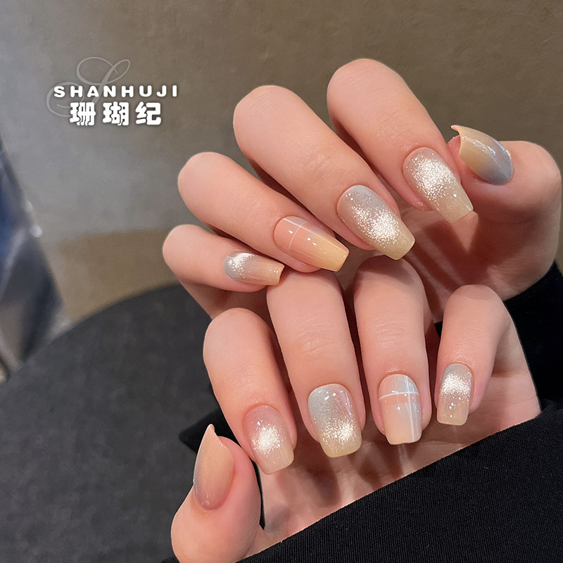 【马卡龙猫眼】 珊瑚纪流行气质夏日美甲温柔简约气质ins彩色猫眼