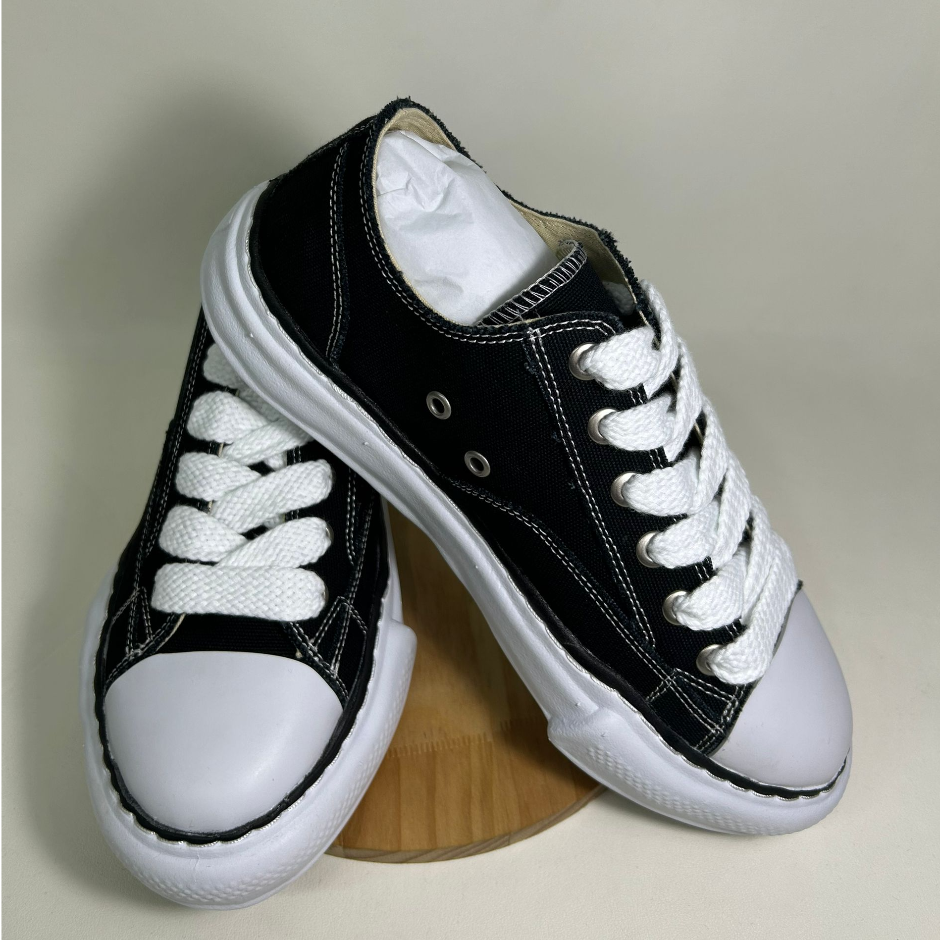 日系百搭溶解帆布鞋