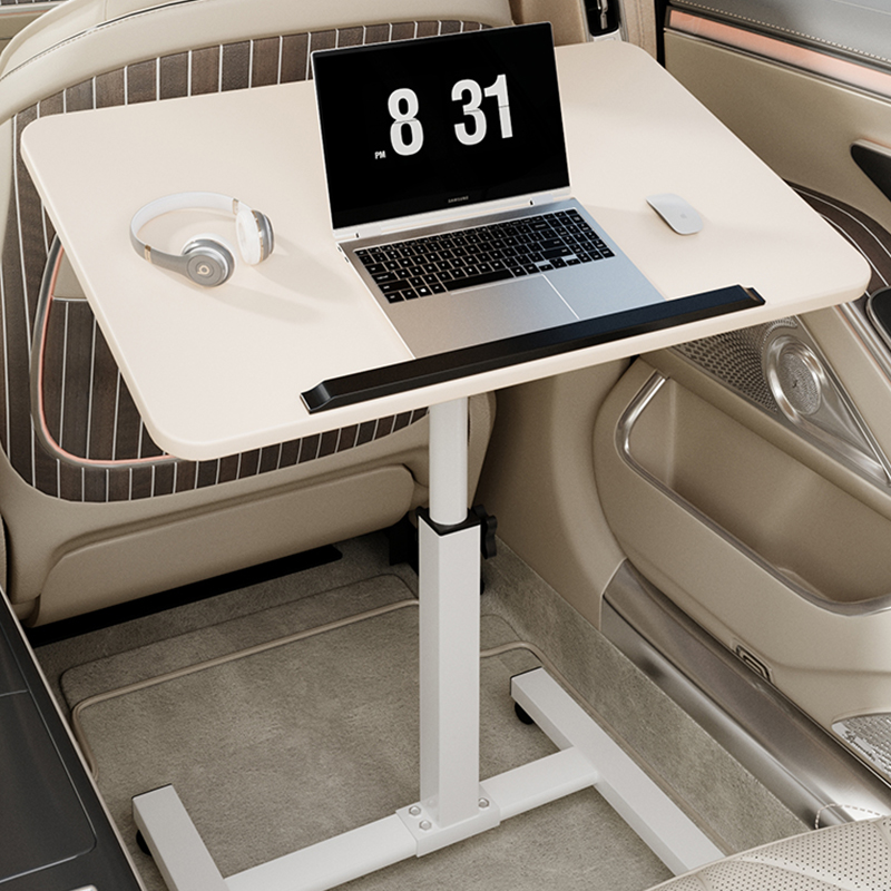 车载笔记本办公电脑桌小桌板吃饭餐桌车上移动升降床上折叠桌子