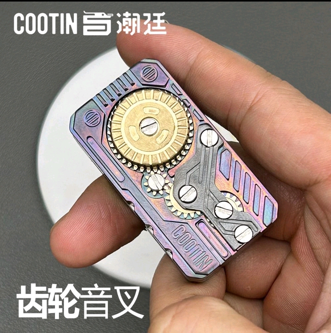 【齿轮音叉推牌】佳熙潮玩EDC&潮廷音叉推牌多玩法办公室减压玩具