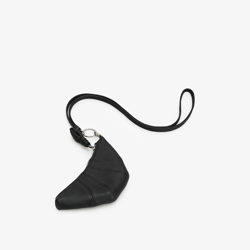 CaitinKaie----真皮牛皮羊皮牛角包零钱包1347挂脖迷你饺子包挂件