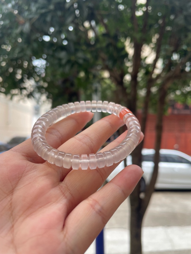 高冰白冰荔枝冻隔片手串