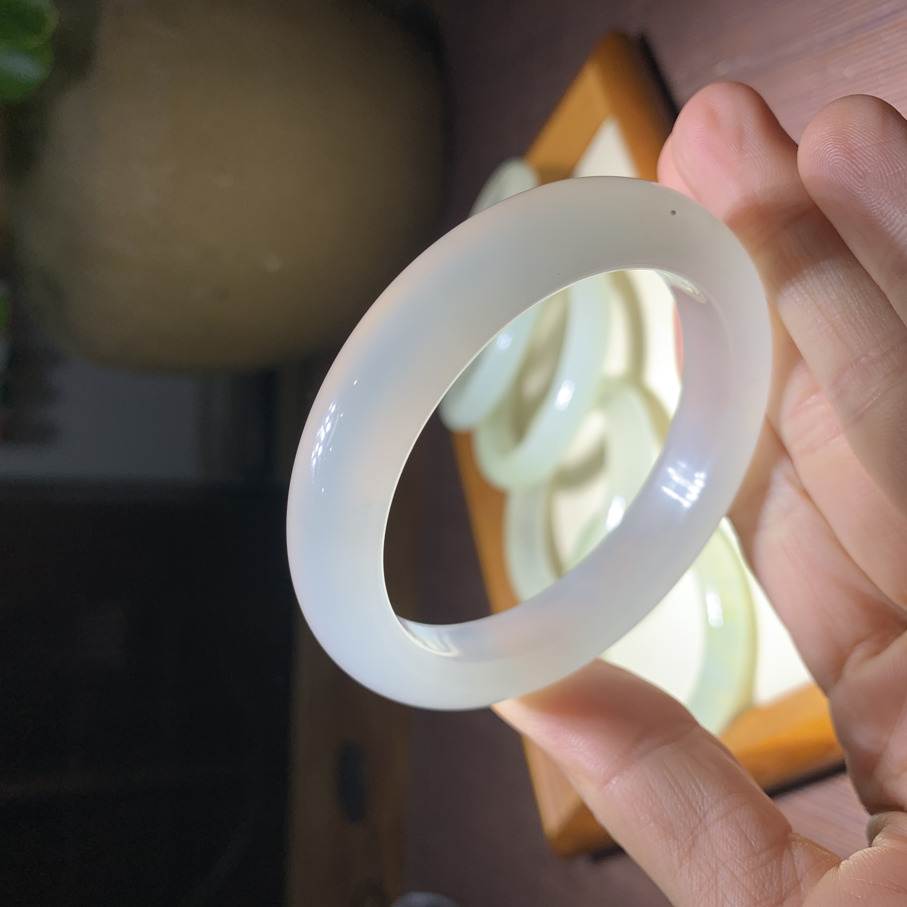 玉水阁天然岫玉手镯