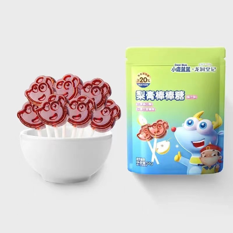 【2包】小鹿蓝蓝梨膏棒棒糖56克