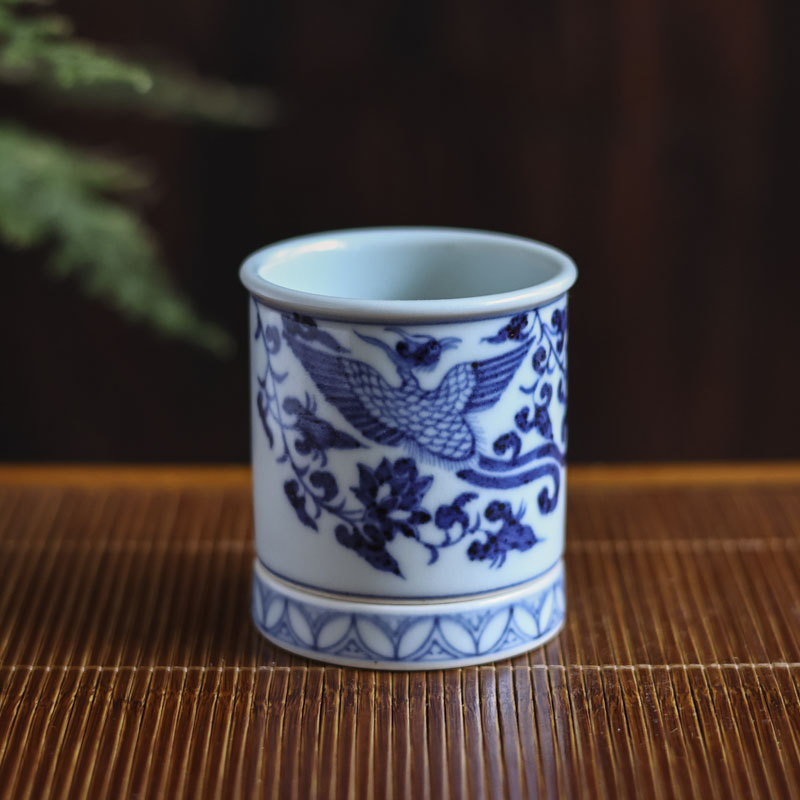 【小田甄陶】凤穿花-翁宿-转转杯（翁宿S0079）