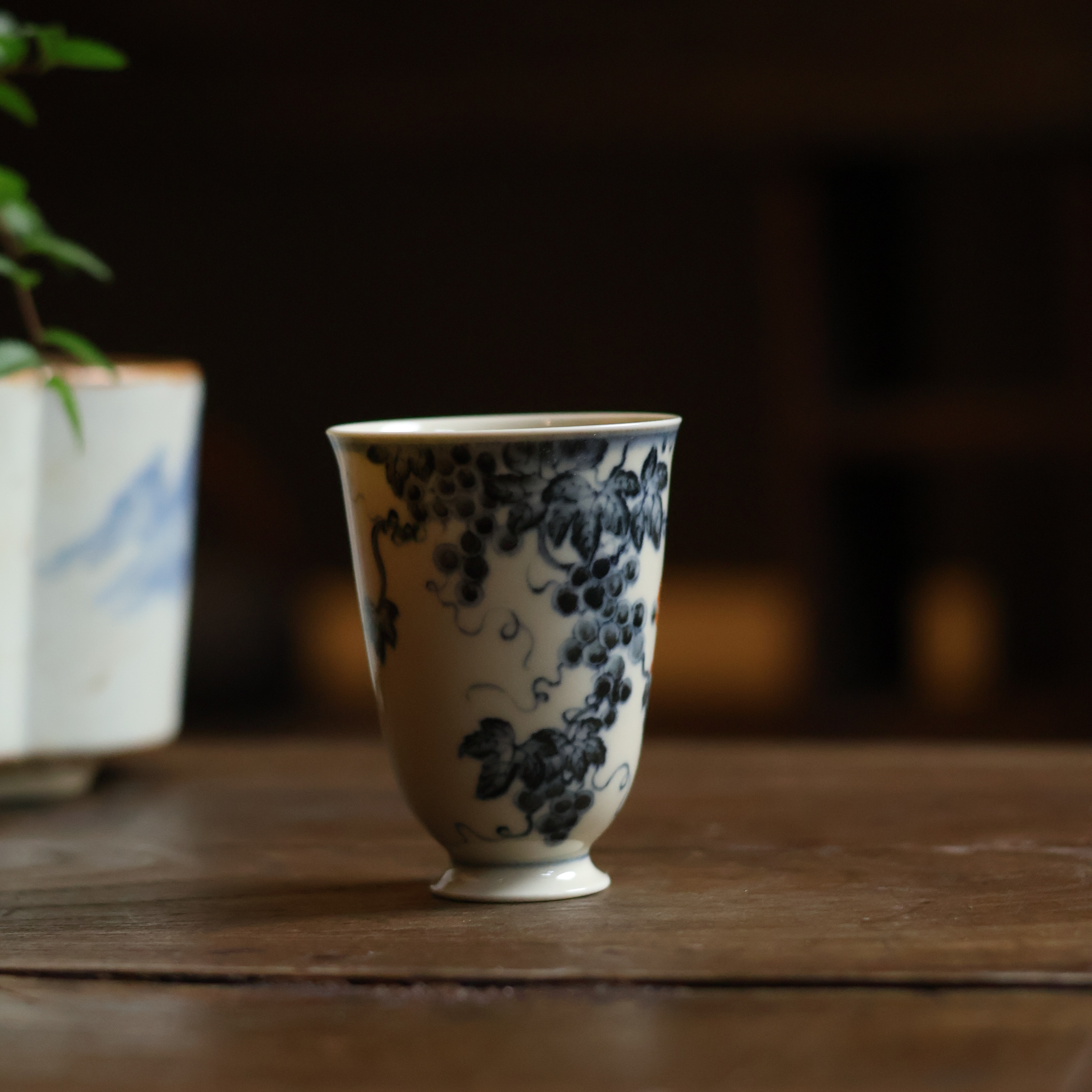 【小田甄陶】葡萄松鼠-聖甫-百合杯-50CC（聖甫0061）