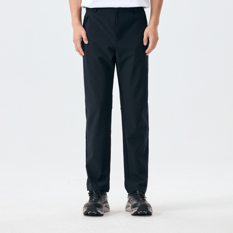 蓝步软壳裤子男装冬季新款长裤时尚潮流运动休闲裤LW1009A92001LB
