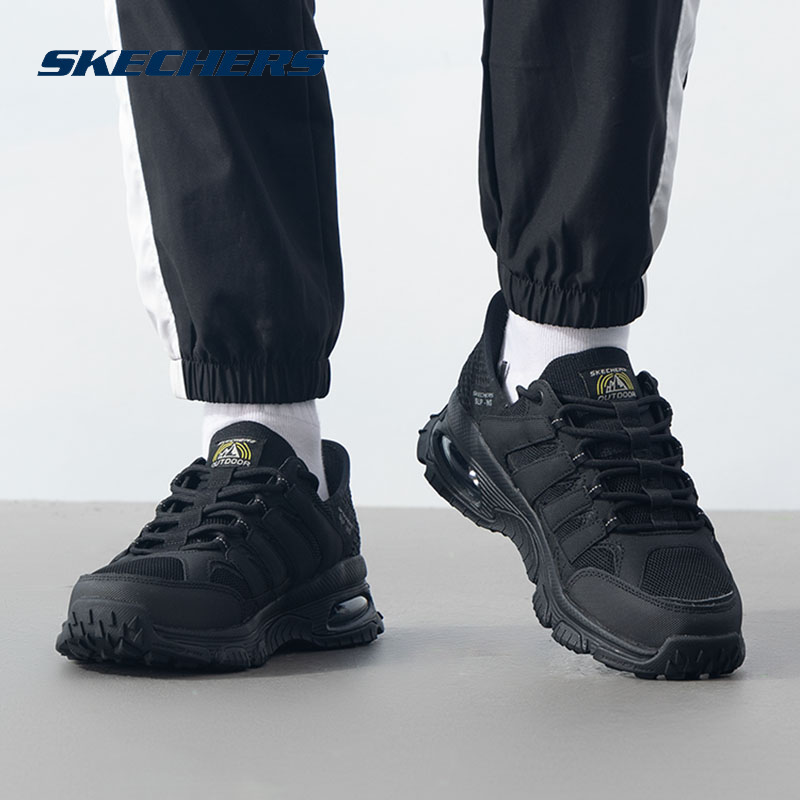 斯凯奇男鞋2024新款耐磨运动鞋闪穿鞋轻便透气时尚休闲鞋 237322C