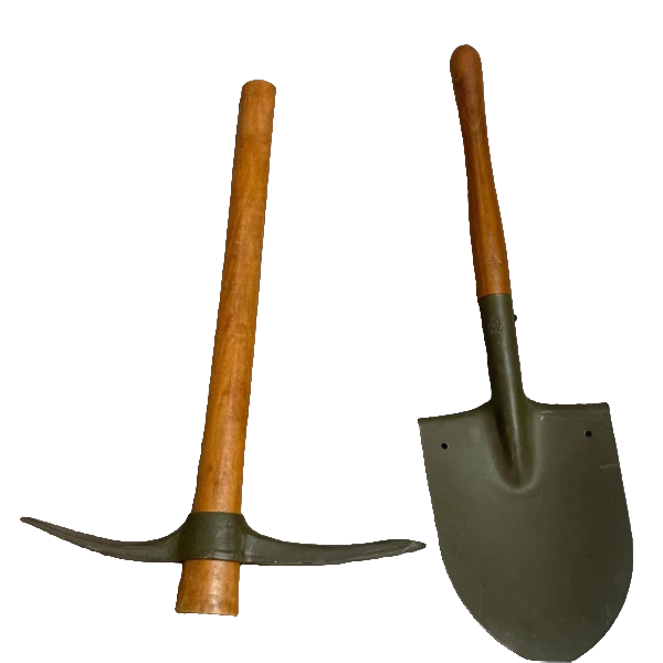 *铲/镐一对户外野营铲子镐登山