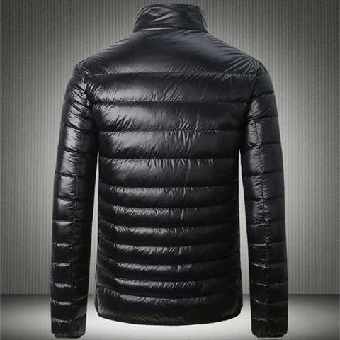 波司澄新款轻薄羽绒棉服男短款立领外套青年薄款羽绒棉服男超轻便