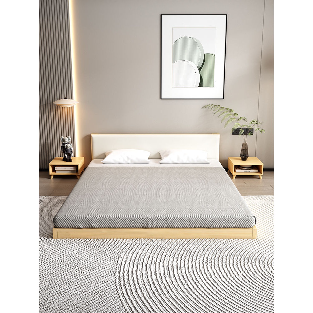 【小扬哥推荐】榻榻米床架实木床现代简约无床头床酒店民宿落地床日