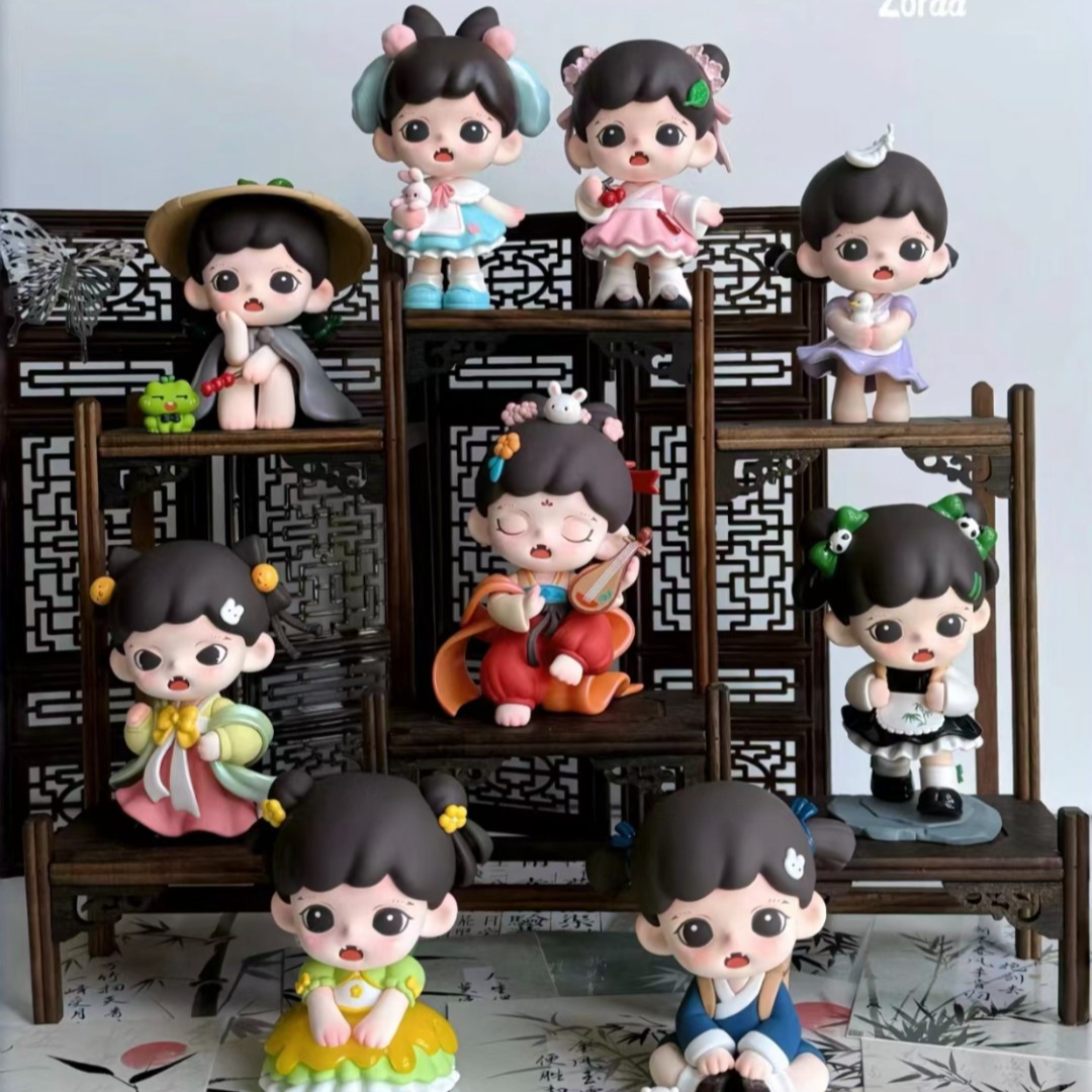 【国版拆盒】高品质玲珑赋系列3代潮玩手办盲盒可爱古风摆件