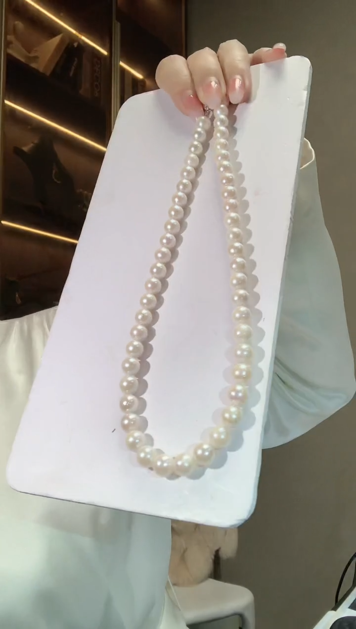 【闪购商品】海水珍珠珠串18K金镶嵌A16 多样性发货一件