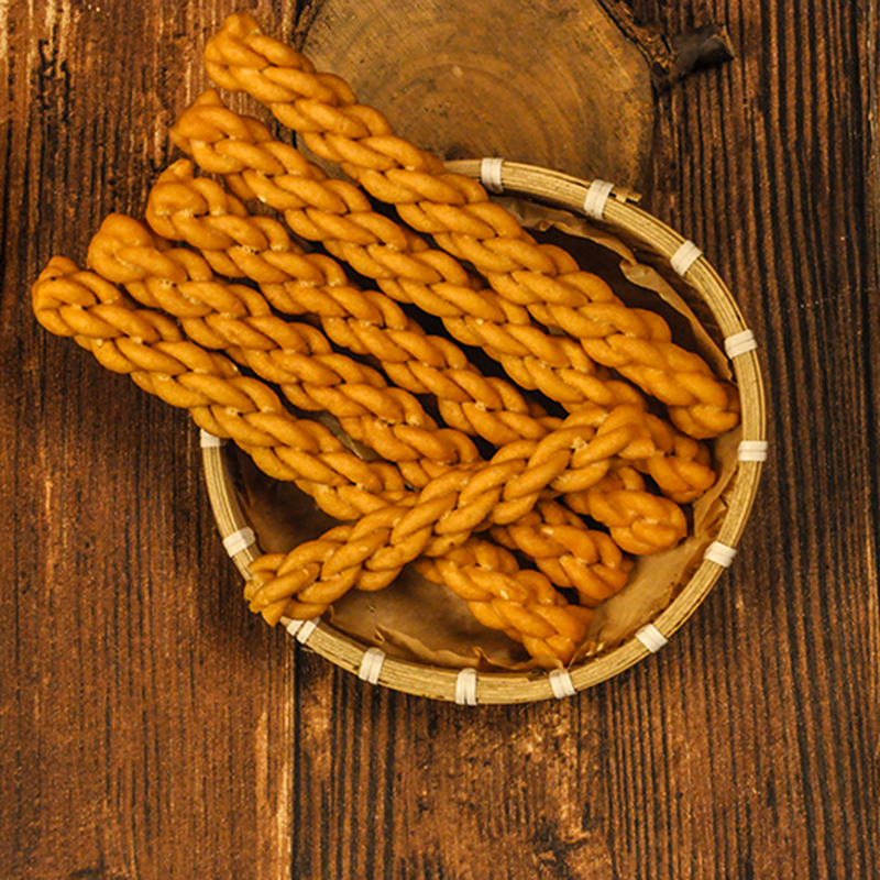  湖北特产大冶金牛麻花酥脆传统小麻花味美咸味休闲零食精选500g