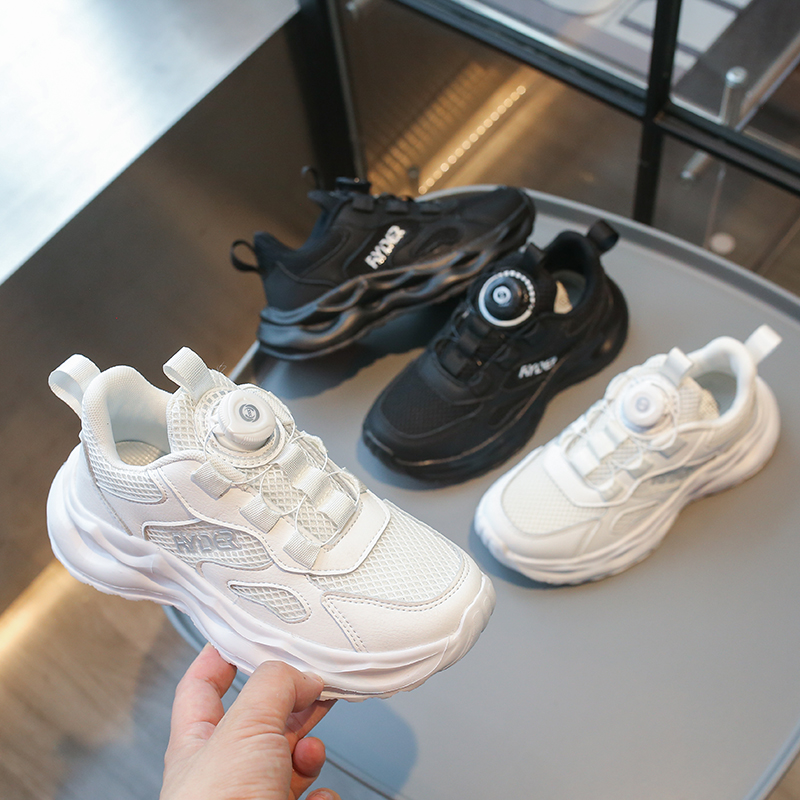 【轻跑鞋】莱德队长运动鞋2024秋季新款轻跑鞋儿童小白鞋男童小黑鞋