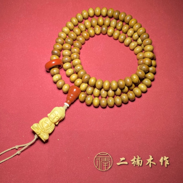 【二楠】【宝宝佛】二楠木作金丝楠小叶桢楠车挂手持文玩